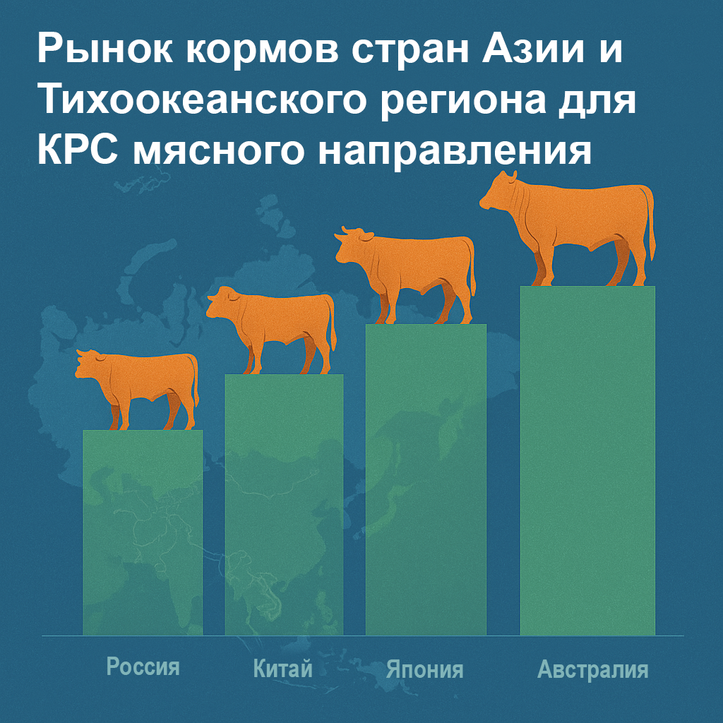 Корма для мясного КРС в Азиатско-Тихоокеанском регионе